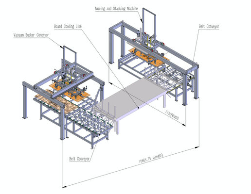 kaufen Produktionslinie für künstliche Platten Kurzzykluspresse 400L Min Gasquelle online manufacture