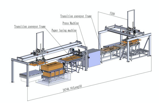 kaufen 6m Kurzzyklus-Lamination Warmpresse-Lamination 160 Blätter Stunde online manufacture