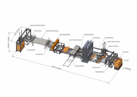 Qualität  MDF Boards HDF Boards Laminate Hot Press Machine For Plywood 1600 Ton usine