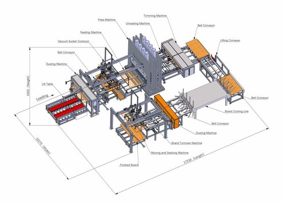 kaufen Melamin-Mdf-Laminat-Hotpressmaschine 900 kg 2 Dichte online manufacture