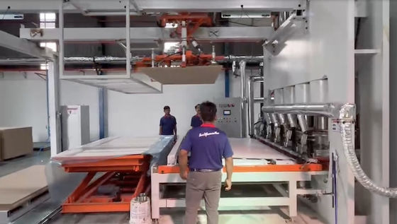 Kurzzyklus Melamin-Laminationsmaschine für die Warmpresse für Sperrholz