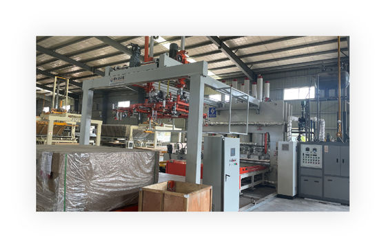 Doppelseitige Melamin-Hotpressmaschine mit kurzem Zyklus für Splitterplatten-MDF-Plywood-Laminat